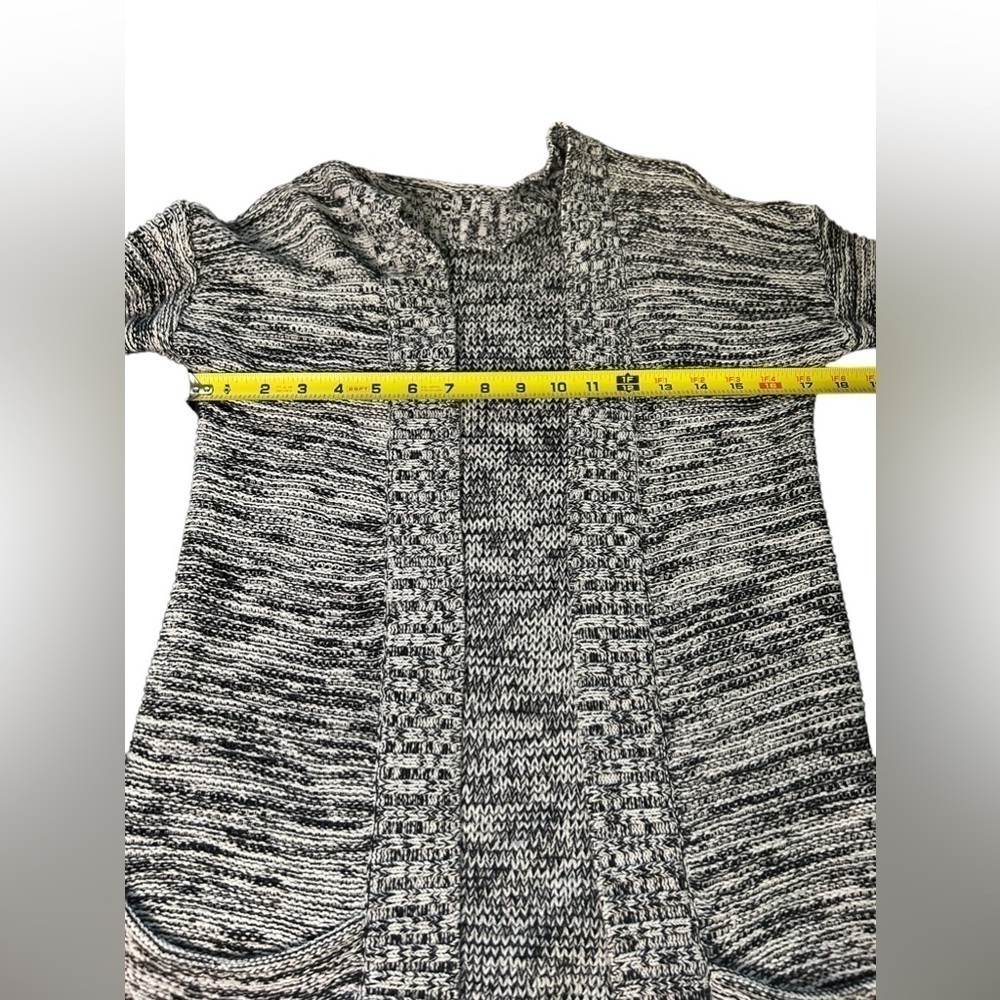 Express Open Front Grey Cardigan Used Size: Xs - image 4
